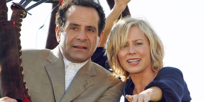 Tony Shalhoub and Traylor Howard in Monk