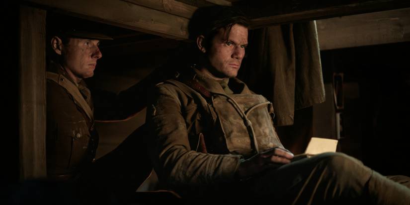 Jeremy Irvine reading Julia's letters from the warfront in Outlander: Blood of My Blood.