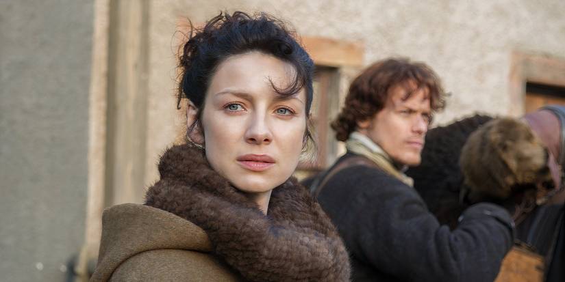 Outlander Sam Heughan and Caitríona Balfe