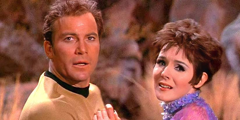 William Shatner and Kathryn Hays in Star Trek