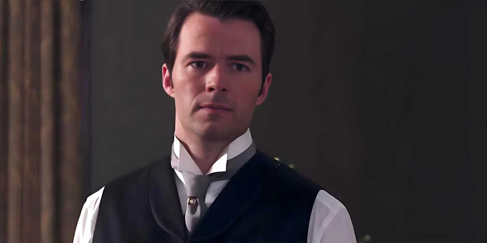 Mr. Raikes (Thomas Cocquerel) in The Gilded Age Season 1