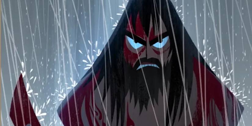 Samurai Jack under rain in Season 5