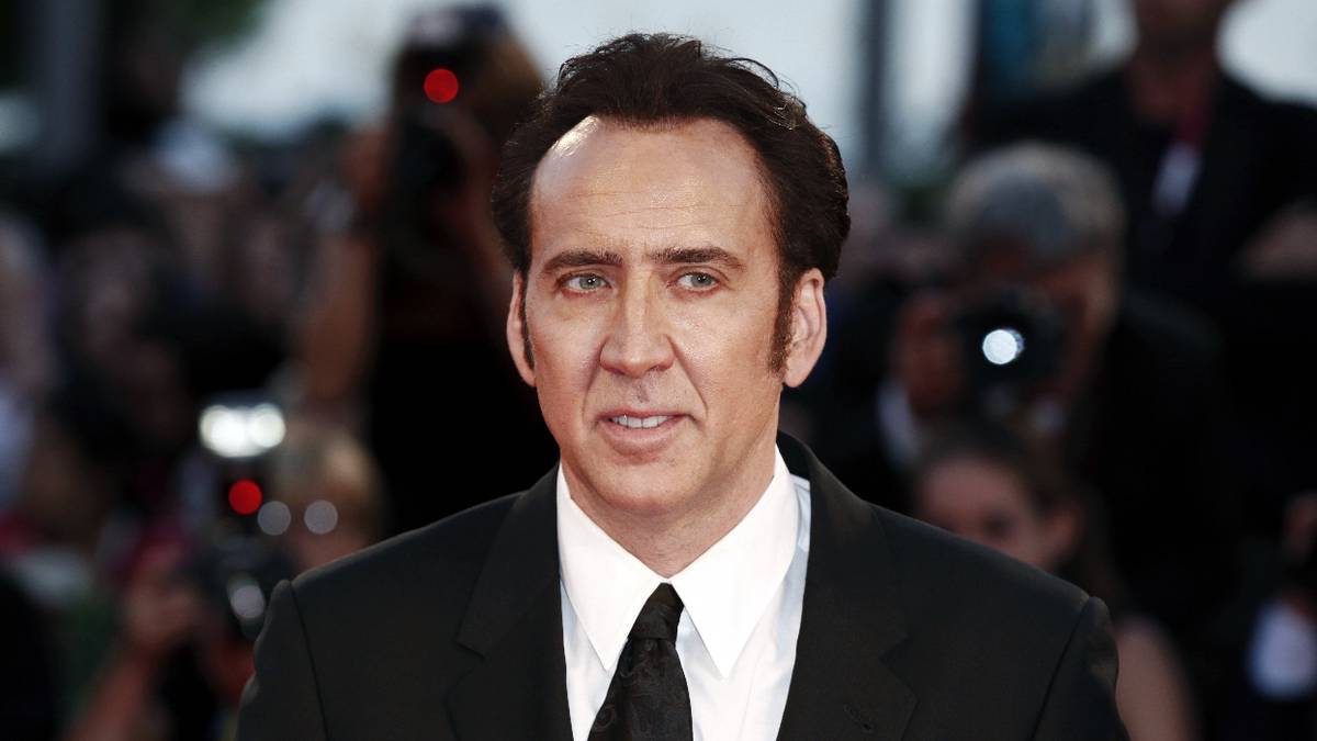 Actor Nicolas Cage on the red carpet