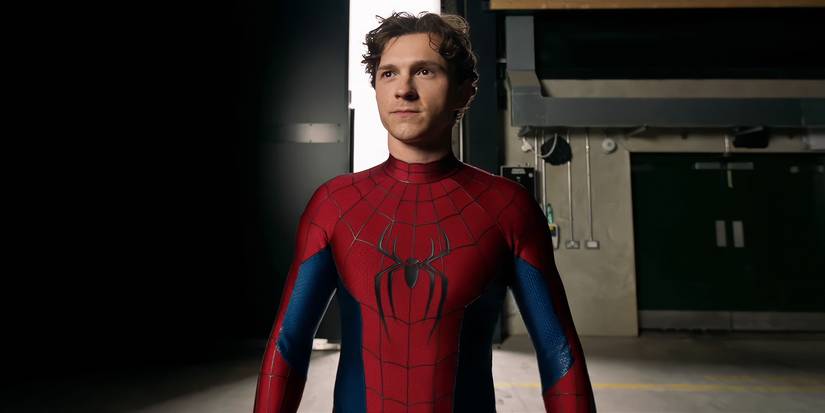Spider-Man 4's Tom Holland in the suit without his mask