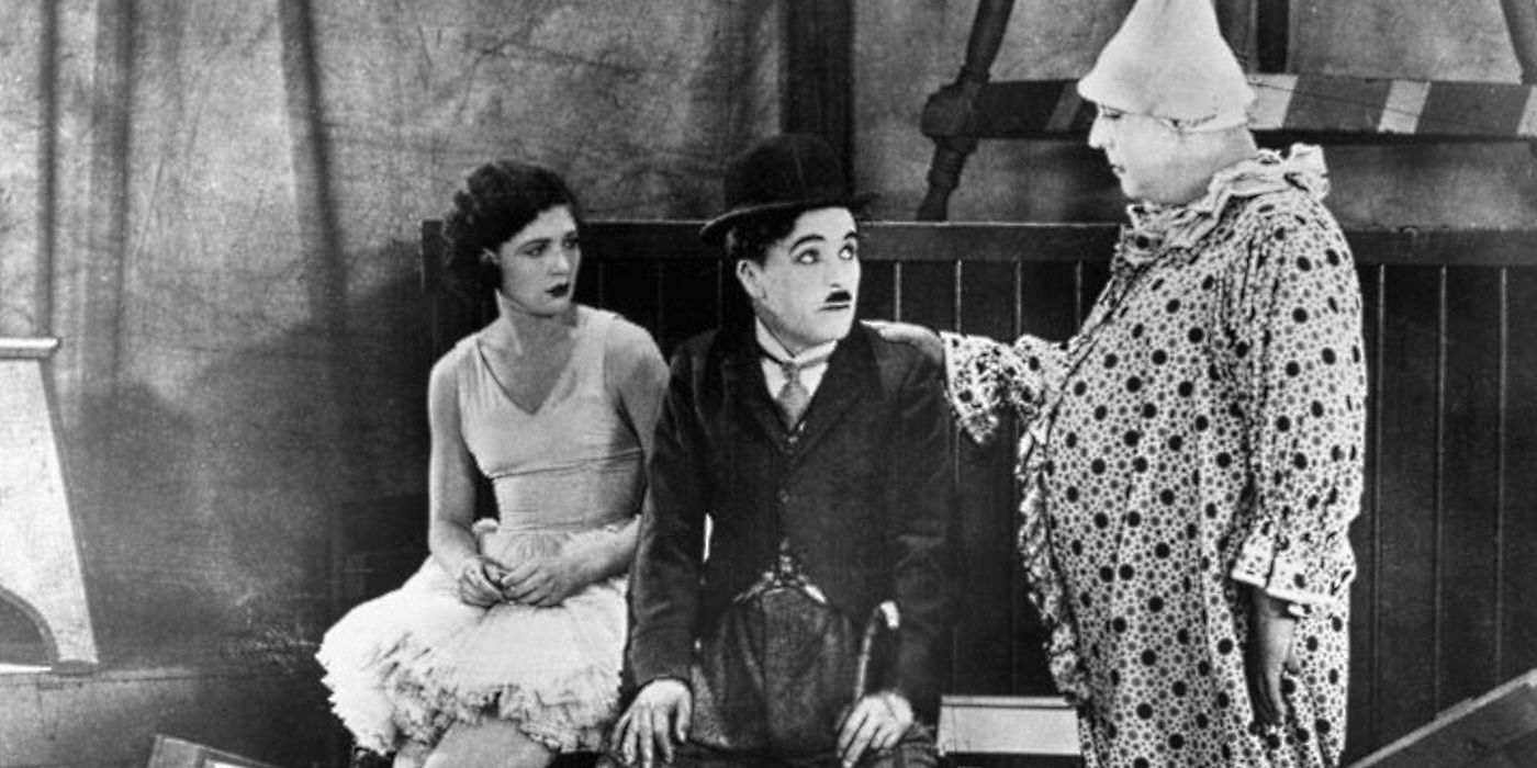 Merna Kennedy, Charlie Chaplin, and Henry Bergman in The Circus