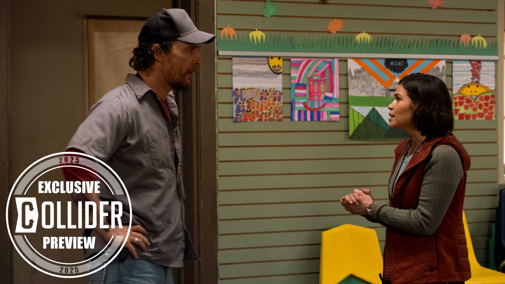 Matthew McConaughey and America Ferrera Race Against a Wildfire in New