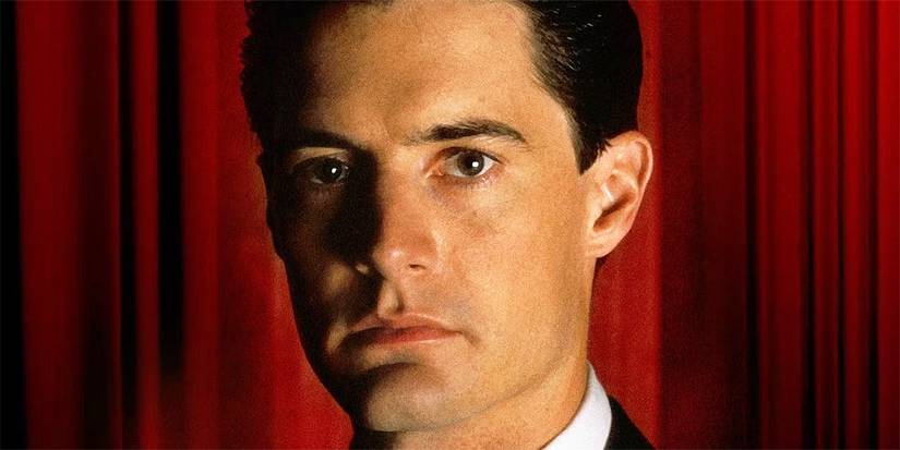 A close up shot of Kyle MacLachlan in Twin Peaks