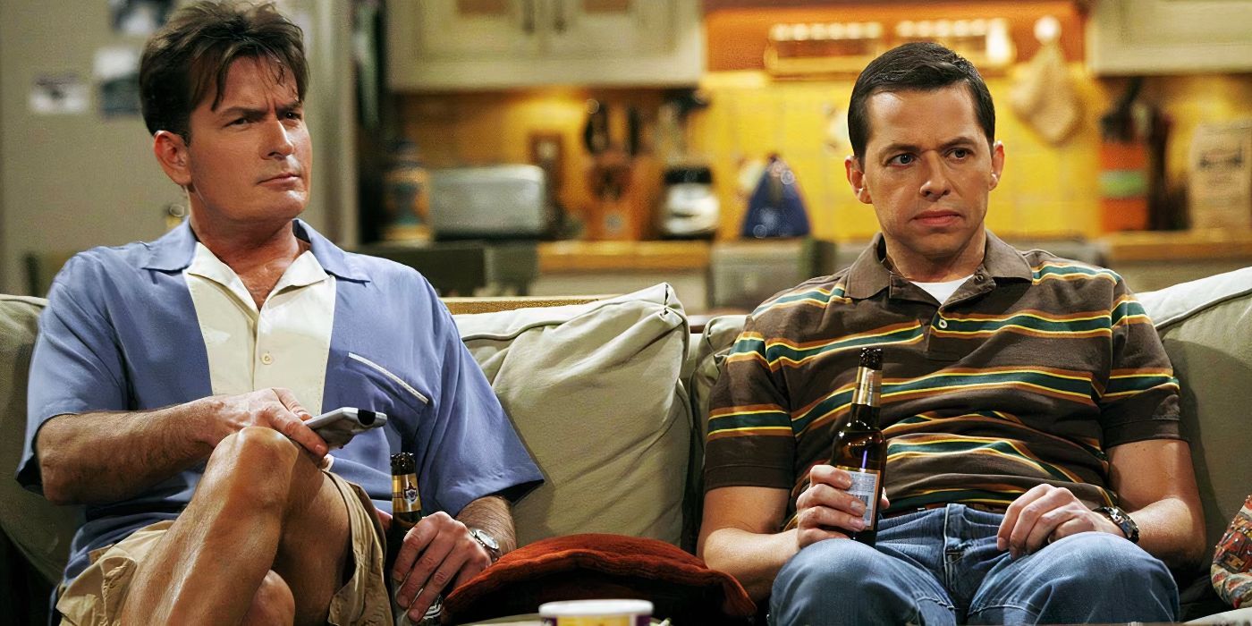 Charlie Sheen and Jon Cryer in 'Two and a Half Men'