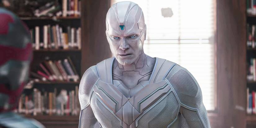 Paul Bettany as White Vision in WandaVision
