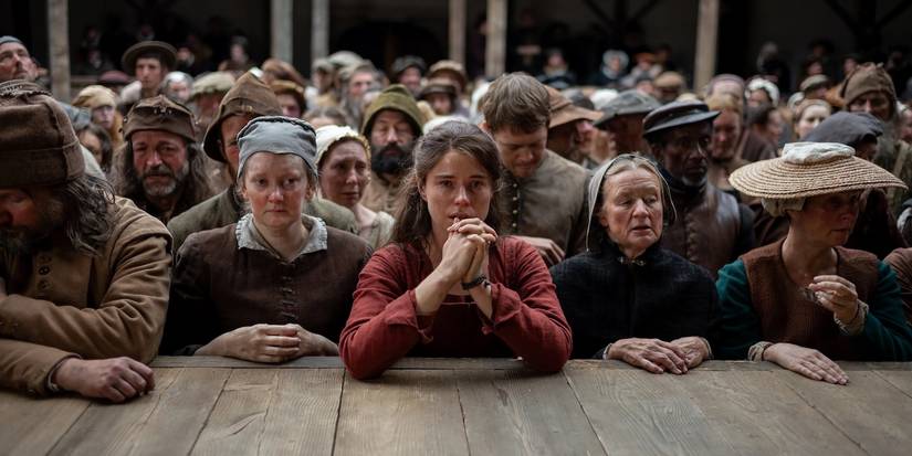 Jessie Buckley at the Tragedy of Hamlet in Hamnet