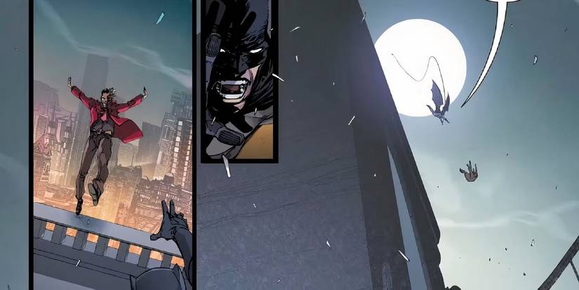 Batman, DC Comics'te iki yüzün ardından bir binadan dalıyor