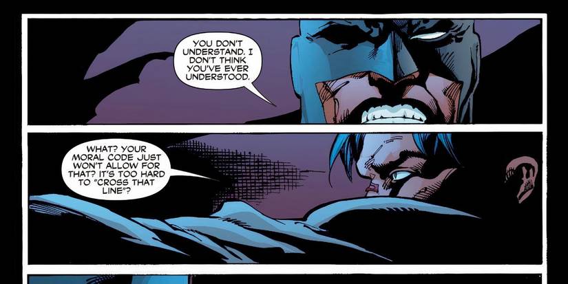 Batman dit à Jason Todd qu'il ne comprend pas sa règle dans DC Comics