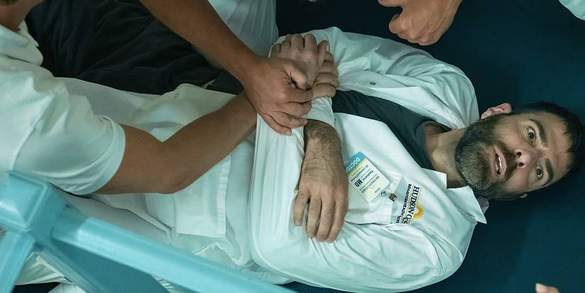 Zachary Quinto as Dr. Oliver Wolf in Brilliant Minds Season 2