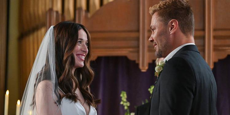 Burgess (Marina Squerciati) and Ruzek (Patrick Flueger) get married in Chicago P.D.'s "Vows."