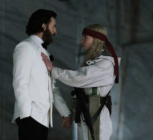 Chris Evans and Anya Taylor-Joy in 'Sacrifice' (2025)