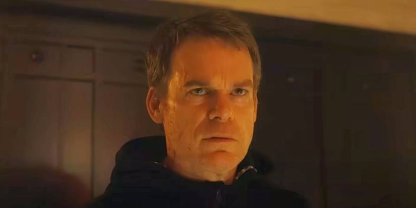Dexter Morgan (Michael C. Hall) looking angry on 'Dexter: Resurrection'
