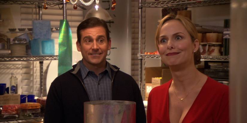 Michael and Jan in "Serenity by Jan" studio 'The Office'.