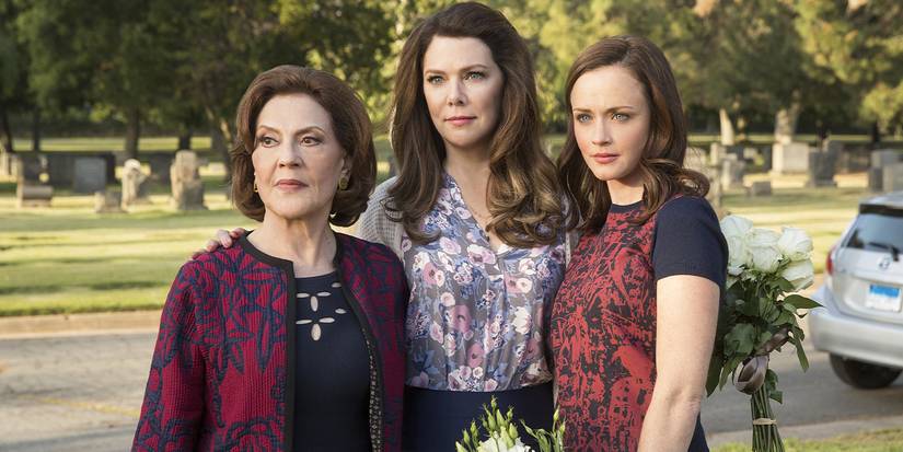 Kelly Bishop, Lauren Graham un Alexis Bledel Gilmore Girls: Gads dzīvē