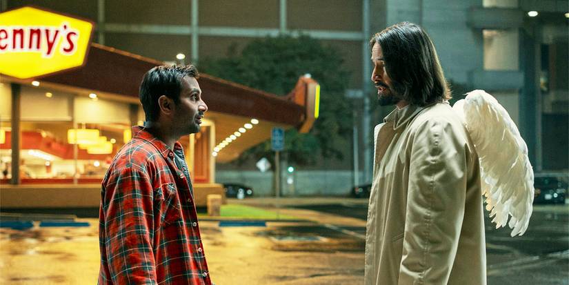 Aziz Ansari and Keanu Reeves in Good Fortune