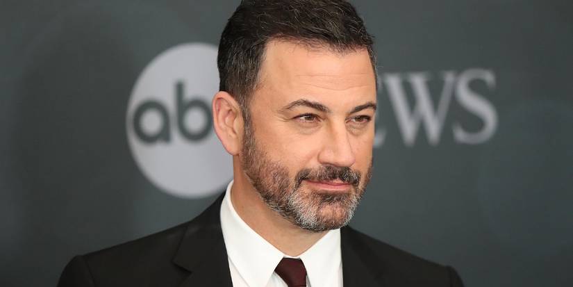 Jimmy Kimmel on an ABC red carpet.