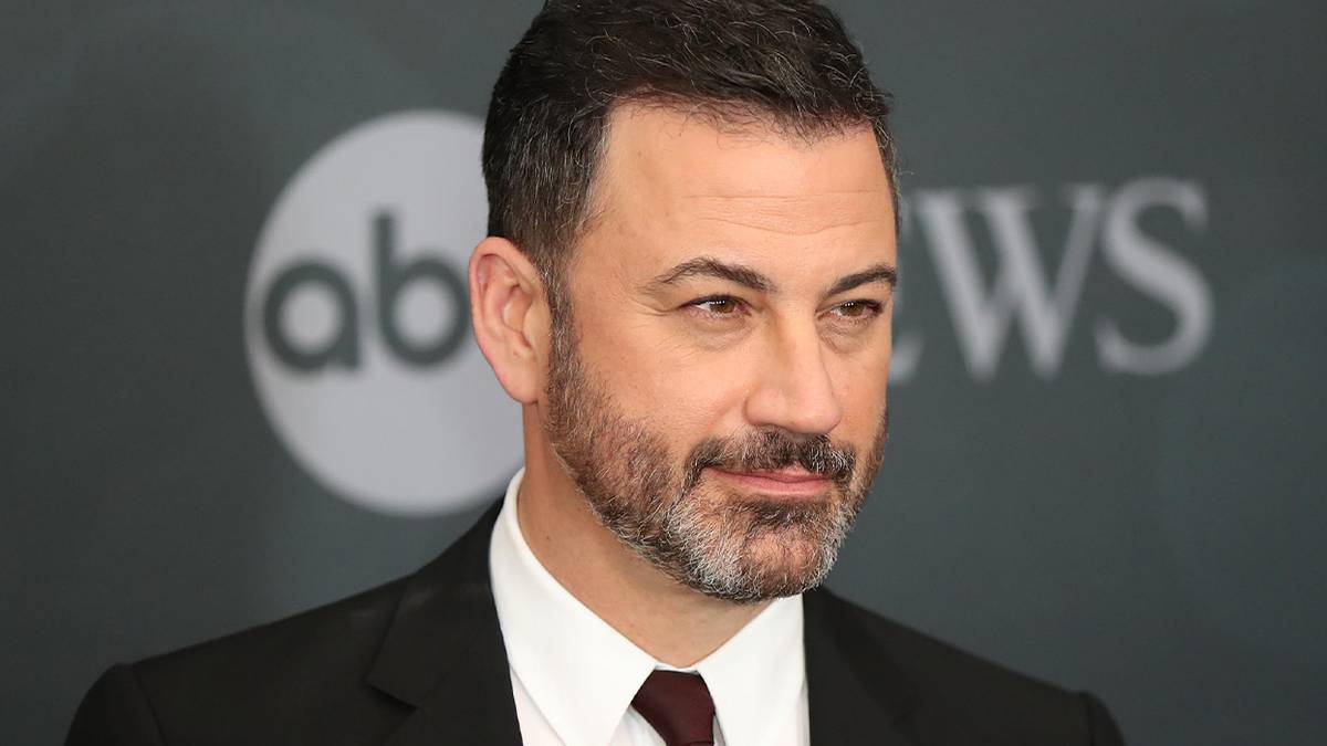 Jimmy Kimmel on an ABC red carpet.