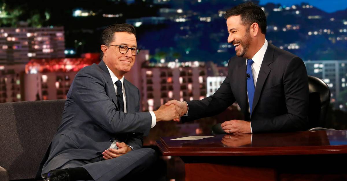 Jimmy Kimmel and Stephen Colbert's Historic Late-Night Crossover Just Delivered Its Most Powerful Message Yet