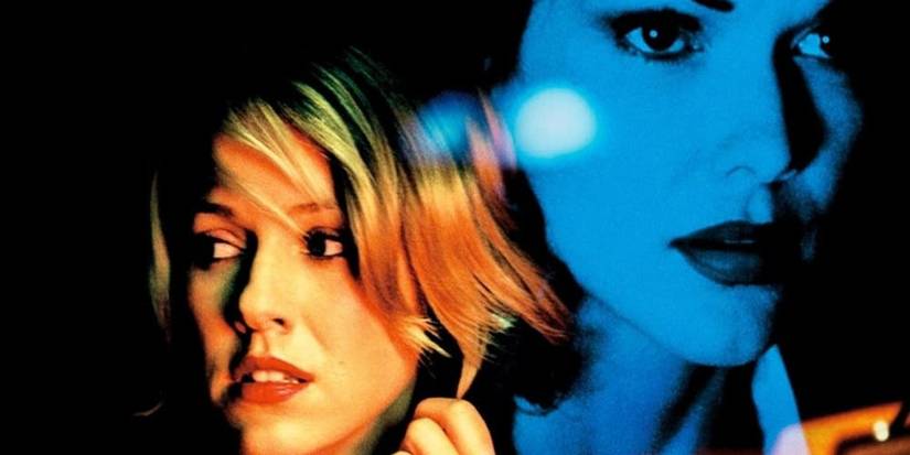 Mulholland Drive poster featuring Naomi Watts and Laura Harring