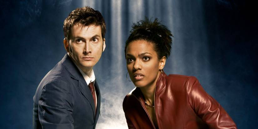 David Tenant and Freema Agyeman in 'Doctor Who'