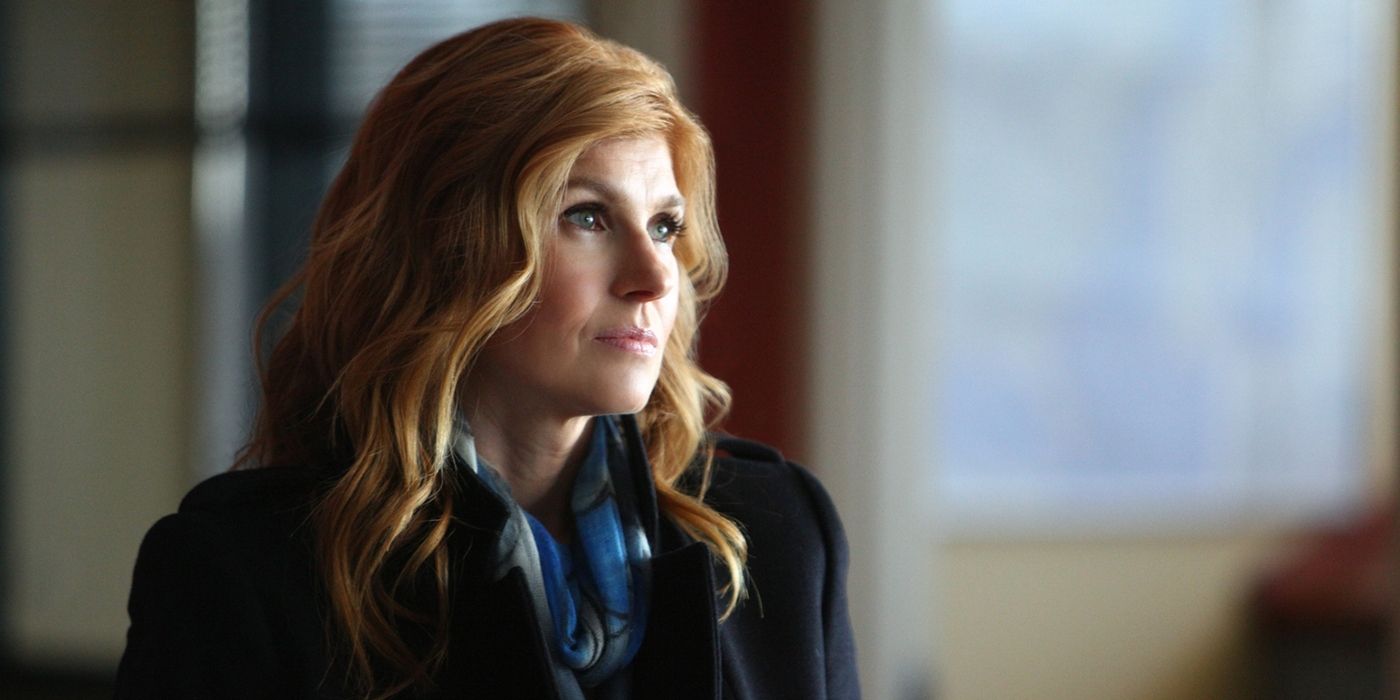 Rayna James (Connie Britton) stares ahead in Nashville.