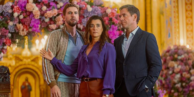 Max Osinski as Boris, Cote De Pablo as Ziva David and Michael Weatherly as Tony Dinozzo In NCIS: Tony & Ziva, episode 4, season 1