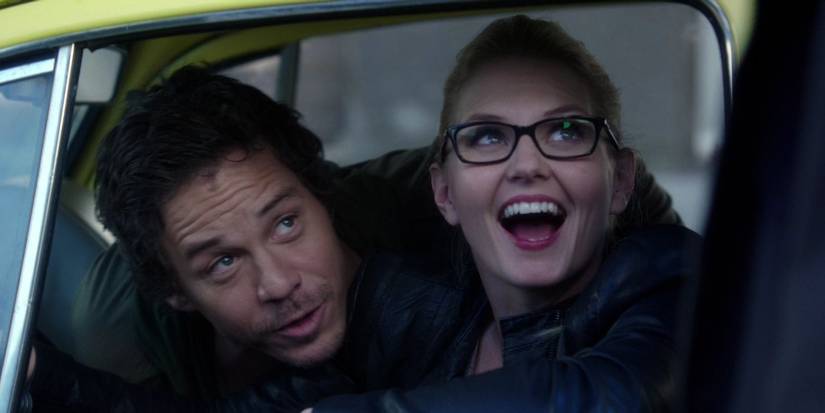 Neal Cassidy (Michael Raymond-James) and Emma Swan (Jennifer Morrison) in 'Once Upon a Time'