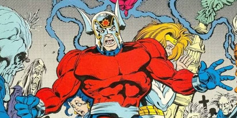 Orion looks angry in DC Comics.