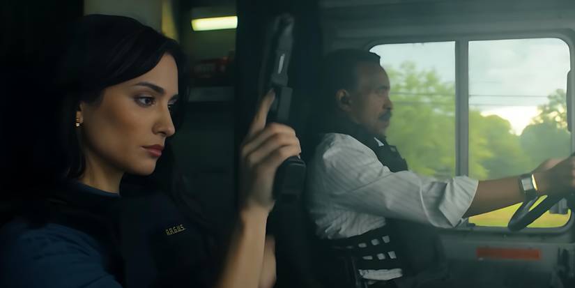 Sasha Bordeaux (Sol Rodríguez) and Fleury (Tim Meadows) in season 2 Peacemaker 2