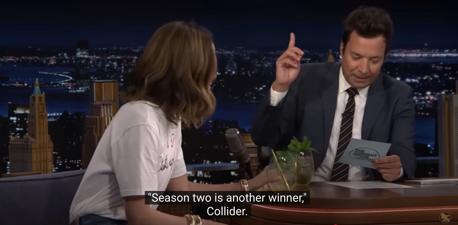 The Tonight Show with Jimmy Fallon and Rose Byrne