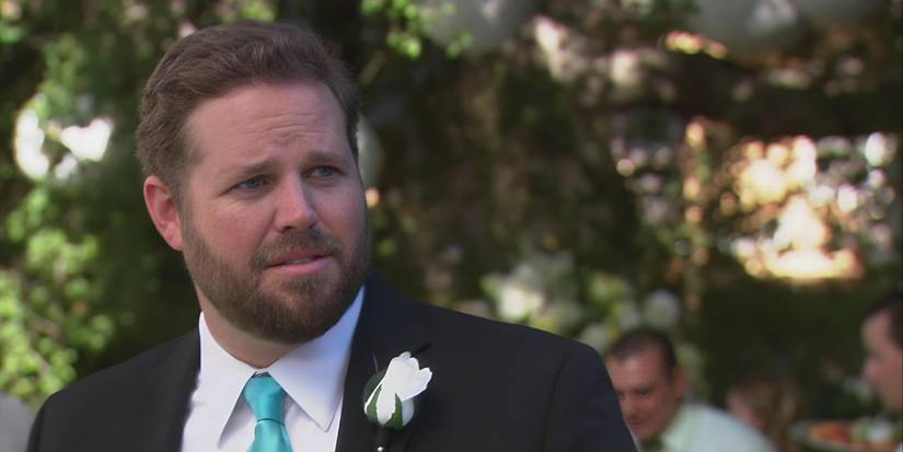 Roy (David Denman) at his wedding in 'The Office.'