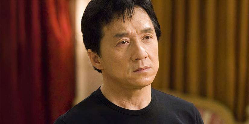Jackie Chan looking dead serious in Rush Hour 3