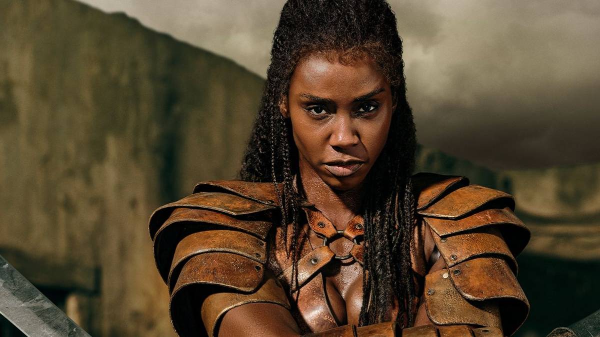 Spartacus: House of Ashur_Left to Right: Tenika Davis (“Achillia”)-1