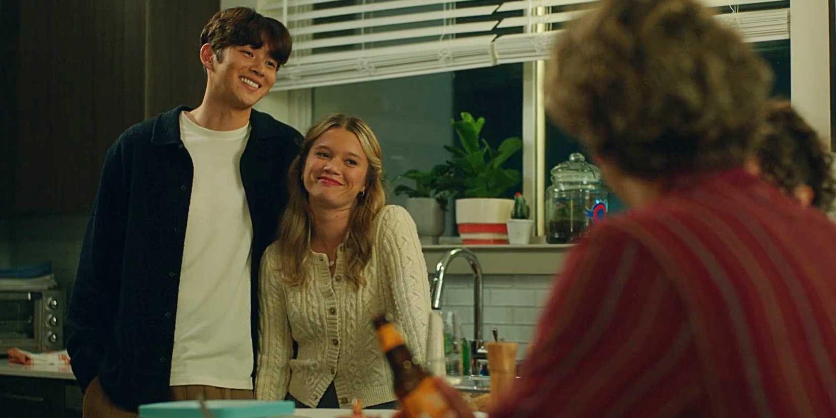 Steven Conklin and Taylor Jewel standing together in The Summer I Turned Pretty TSITP Season 3