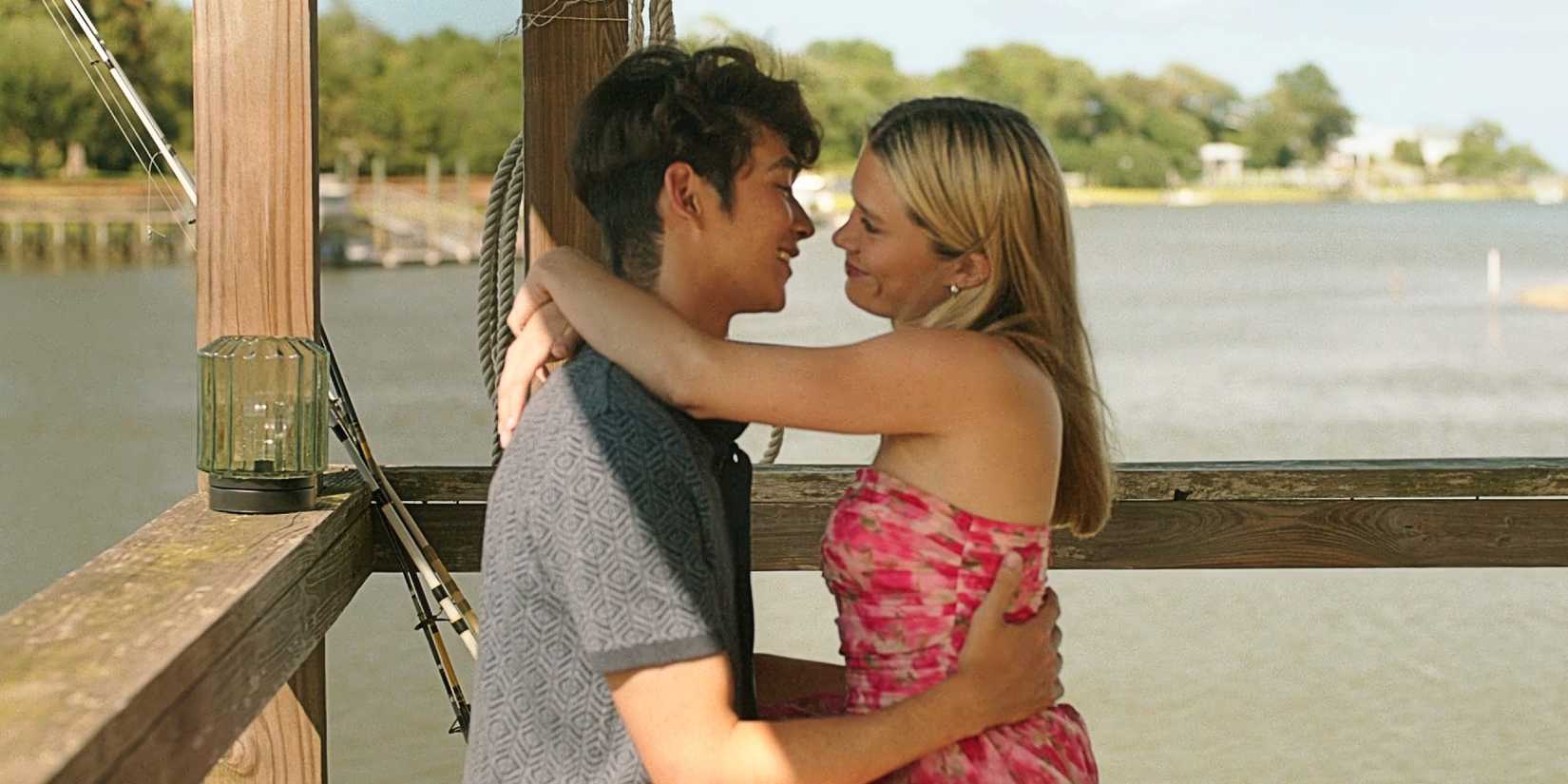 Steven Conklin and Taylor Jewel sharing a moment in the series finale of The Summer I Turned Pretty TSITP