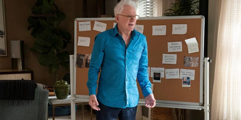 Charles looking disheveled in Only Murders in the Building