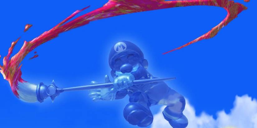 Shadow Mario Menggunakan Pusat Sihirnya Dalam Promosi Masih Super Mario Sunshine