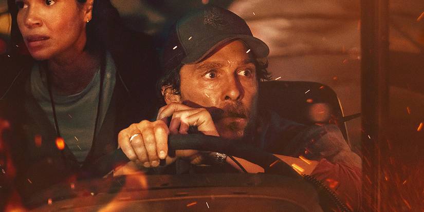 Matthew McConaughey on the poster for The Lost Bus.
