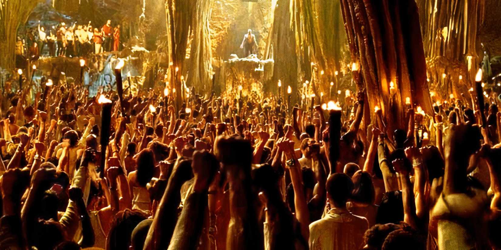 The rave scene in The Matrix Reloaded