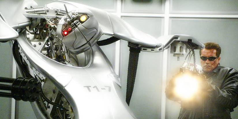 Terminators ar t-1 “Terminator 3 mašīnu celšanās”