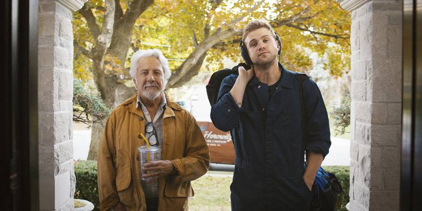 Still of Dustin Hoffman and Leo Woodall in Tuner