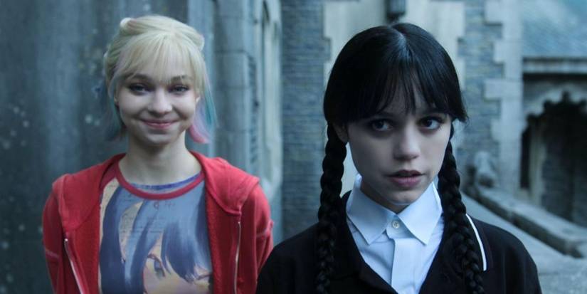 Enid e quarta -feira na 'quarta -feira' da segunda temporada episódio 8