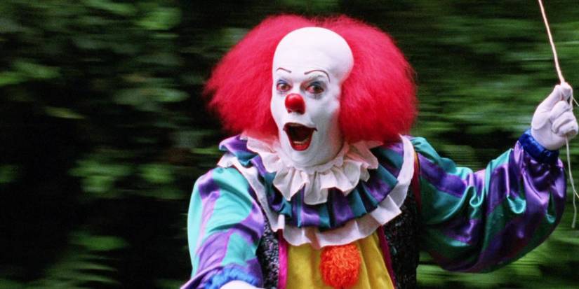 Tim Curry as Pennywise in 'It'.
