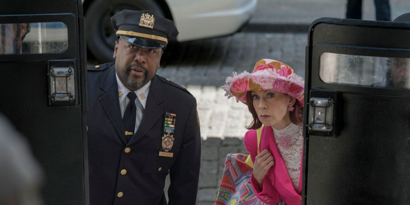  Wendell Pierce as Captain Wagner and Carrie Preston as Elsbeth Tascioni in Elsbeth Season 3