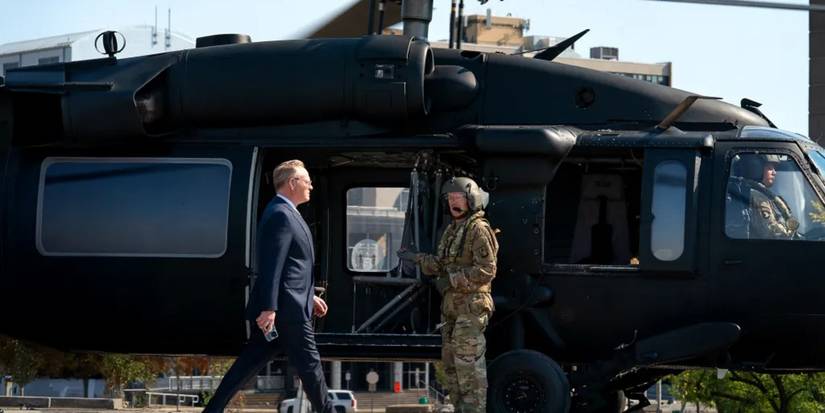 Secretary of Defense Reid Baker (Jared Harris) in 'A House of Dynamite'