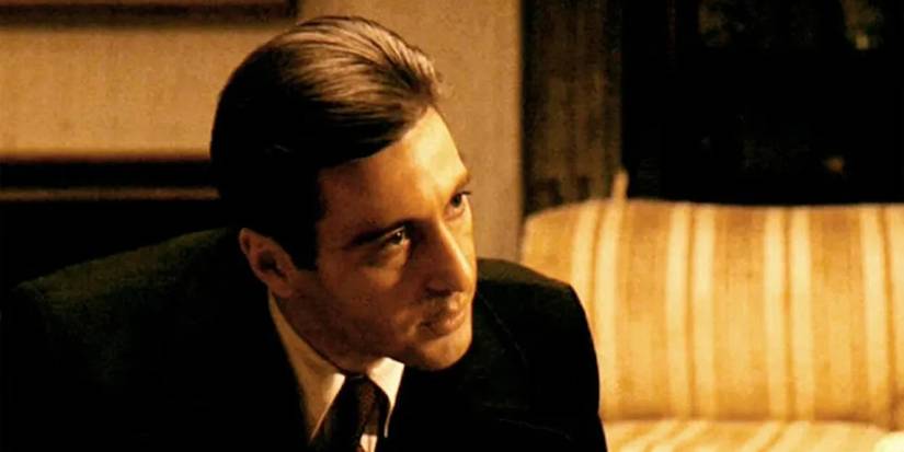 Al Pacino in the _keep your friends close_ scene in 'The Godfather Part II'